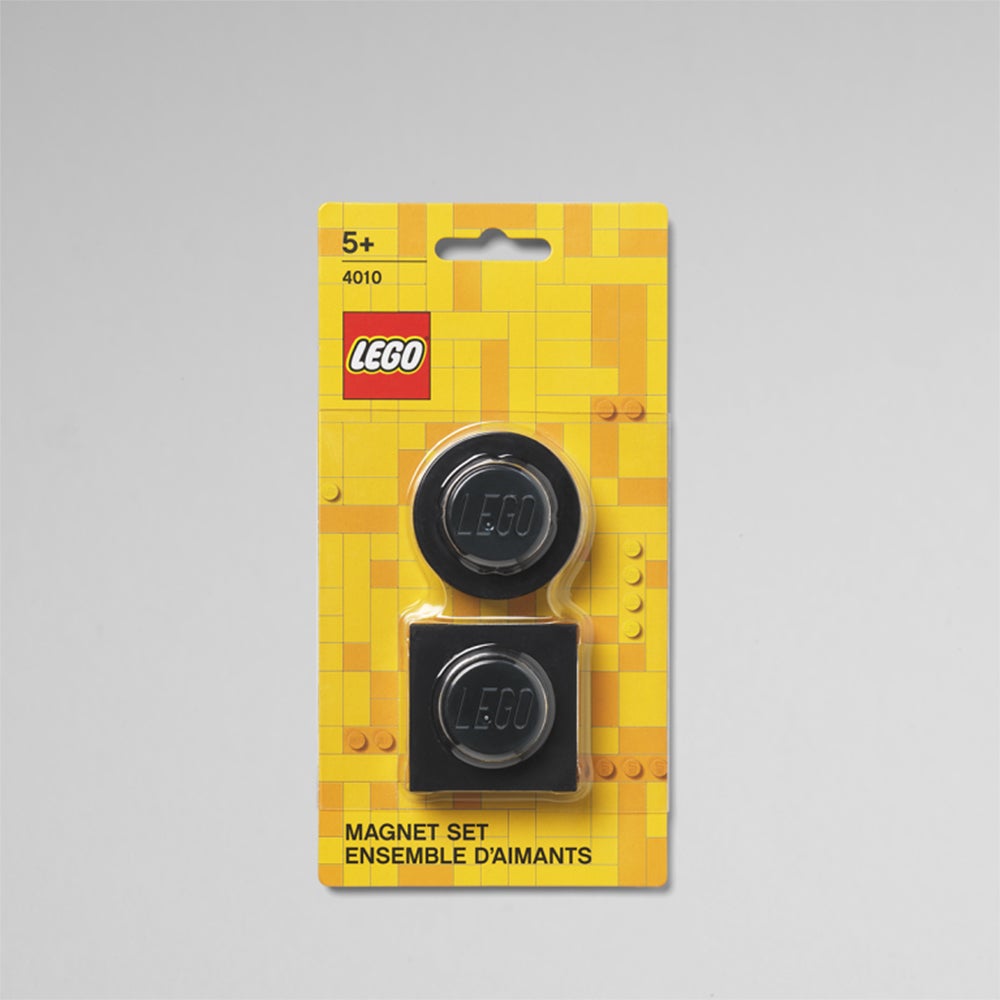 LEGO - 2PC MAGNET SET BLACK (6) ML
